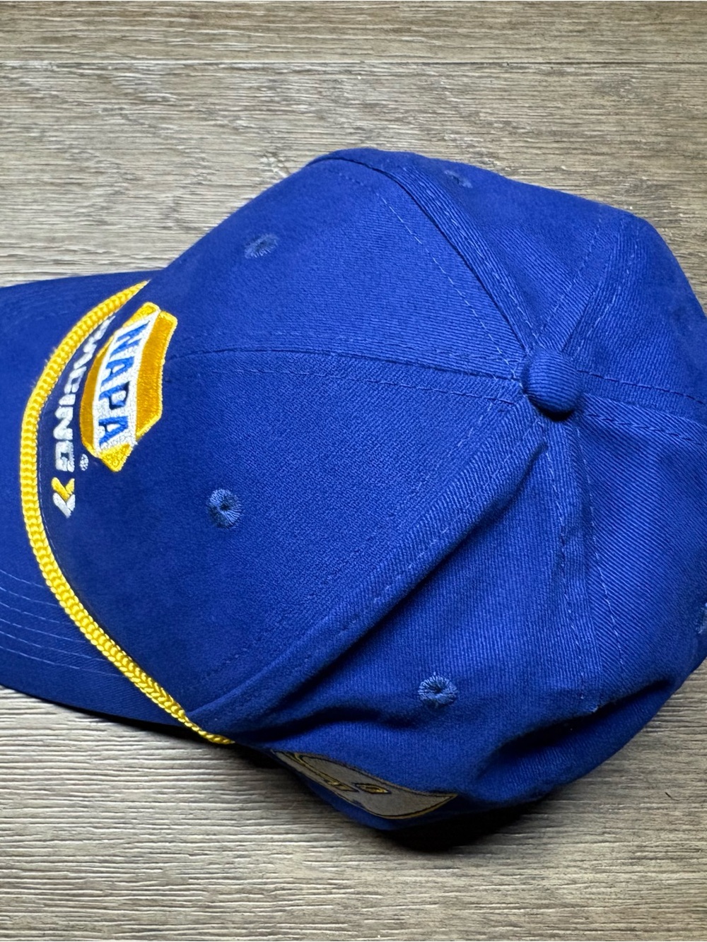 NAPA Racing Blue & Yellow Rope-Trim Cap - Picture 5 of 8